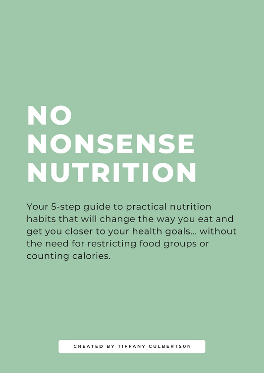 No Nonsense Nutrition eBook